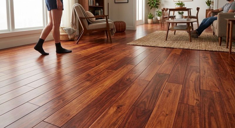 Cherry Floor Installation in Ware, MA
