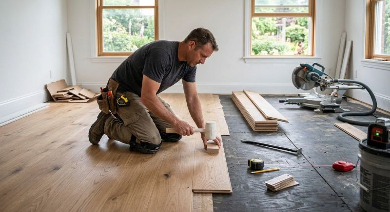 Hardwood Floor Installation in Ellington, CT