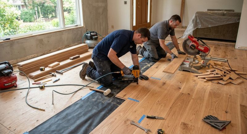 Hardwood Floor Installation in Monson, MA
