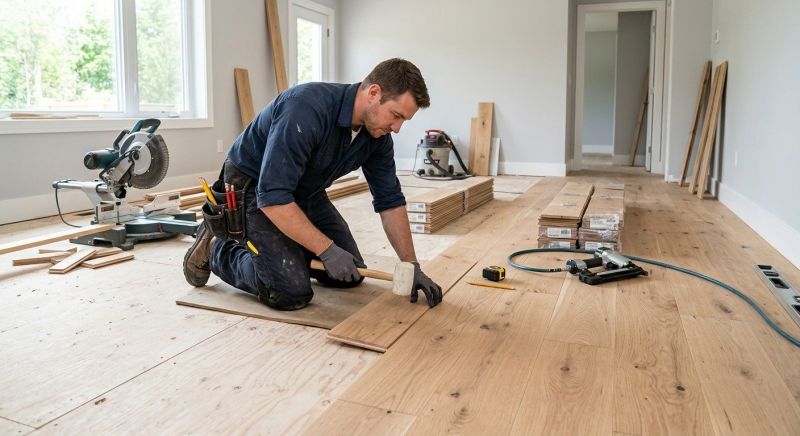 Hardwood Floor Installation in Ware, MA