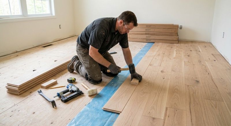 Hardwood Floor Installation in Warren, MA