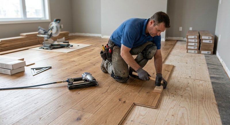 Hardwood Floor Installation in Windsor Locks, CT