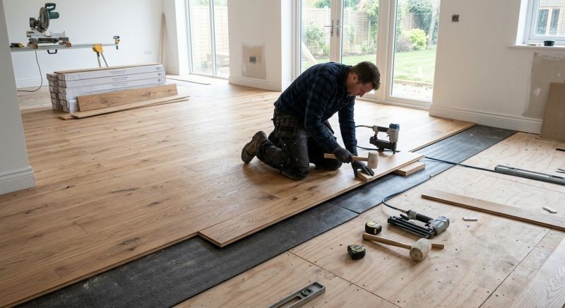 Oak Floor Installation in Monson, MA