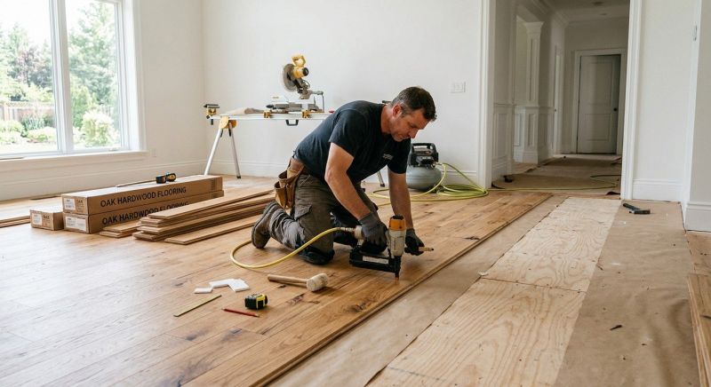 Oak Floor Installation in Stafford Springs, CT