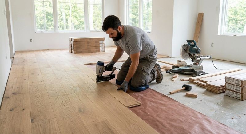 Oak Floor Replacement in Enfield, CT