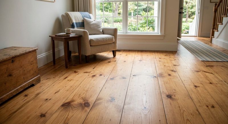 Pine Floor Installation in Enfield, CT