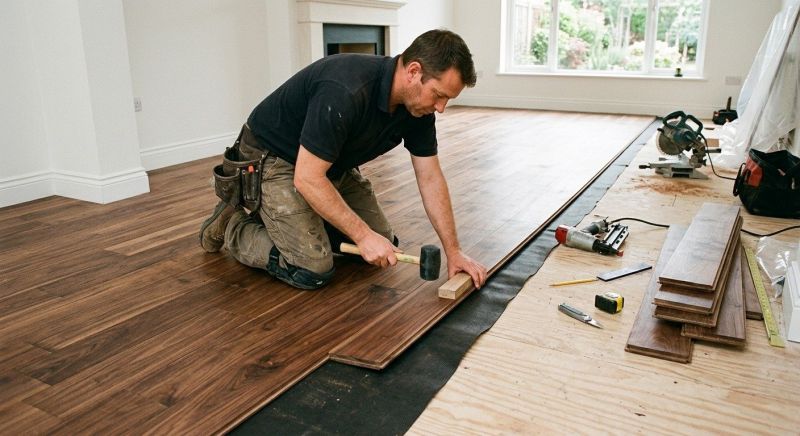 Walnut Flooring Installation in Enfield, CT