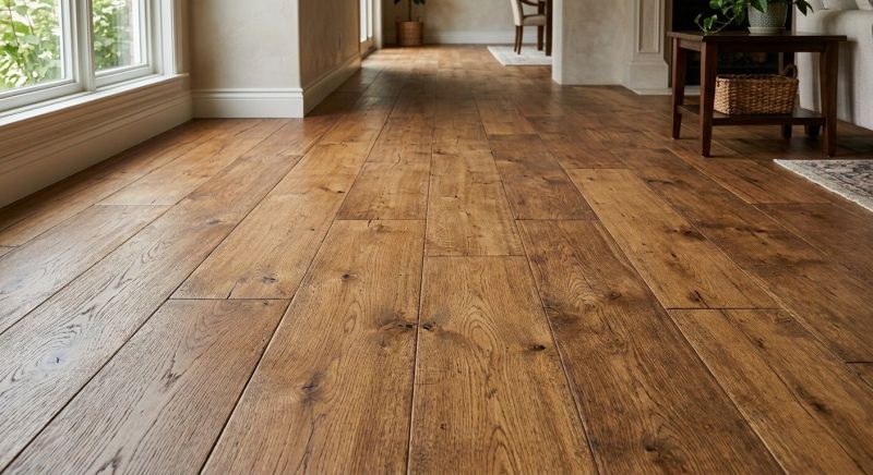 Wide Plank Floor Installation in Enfield, CT