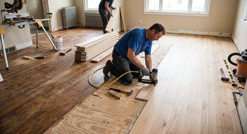 Wood Floor Replacement in Wethersfield, CT