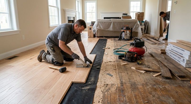 Wood Flooring Replacement in Ellington, CT